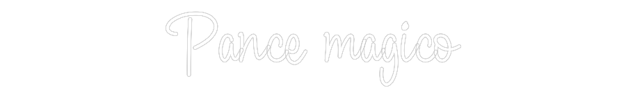 Neonflex® Pance magico Neonflex | Avisos en Neónflex | avisos personalizados en neonled