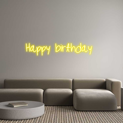 Neonflex® Happy birthday