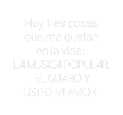 Neonflex® Hay tres cosa... Neonflex | Avisos en Neónflex | avisos personalizados en neonled