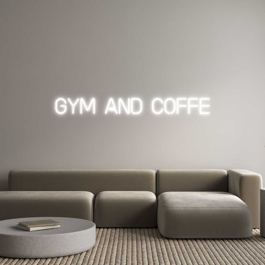 Neonflex® Gym and coffe Neonflex | Avisos en Neónflex | avisos personalizados en neonled