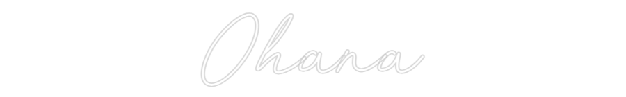Neonflex® Ohana Neonflex | Avisos en Neónflex | avisos personalizados en neonled