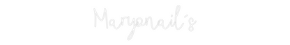 Neonflex® Maryonail´s Neonflex | Avisos en Neónflex | avisos personalizados en neonled