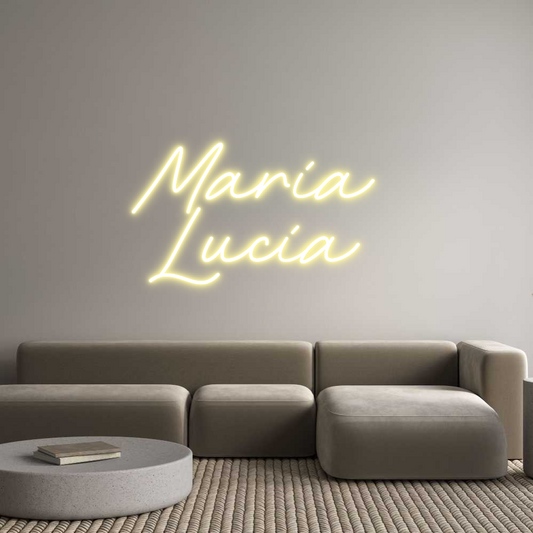 Neonflex® María 
Lucía Neonflex | Avisos en Neónflex | avisos personalizados en neonled