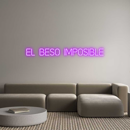 Neonflex® El beso impos... Neonflex | Avisos en Neónflex | avisos personalizados en neonled