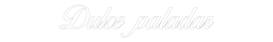 Neonflex® Dulce paladar Neonflex | Avisos en Neónflex | avisos personalizados en neonled