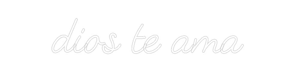 Neonflex® dios te ama Neonflex | Avisos en Neónflex | avisos personalizados en neonled