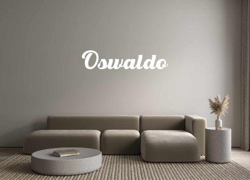 Custom Sign: Oswaldo