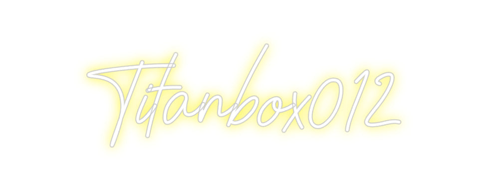 Neonflex® Titanbox012 Neonflex | Avisos en Neónflex | avisos personalizados en neonled