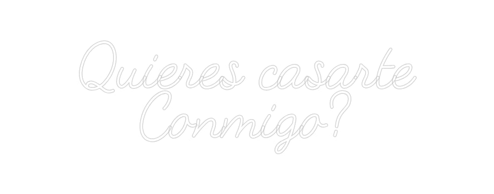 Neonflex® Quieres casar... Neonflex | Avisos en Neónflex | avisos personalizados en neonled