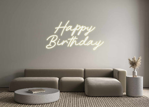 Neonflex® Happy
Birthday