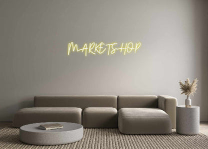 Neonflex® MARKETSHOP Neonflex | Avisos en Neónflex | avisos personalizados en neonled