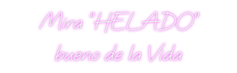 Neonflex® Mira "HELADO"... Neonflex | Avisos en Neónflex | avisos personalizados en neonled
