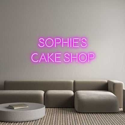 Neonflex® Sophie's
Cak... Neonflex | Avisos en Neónflex | avisos personalizados en neonled