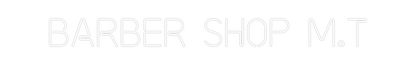 Neonflex® Barber shop M.T