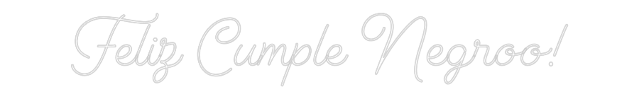 Neonflex® Feliz Cumple ...